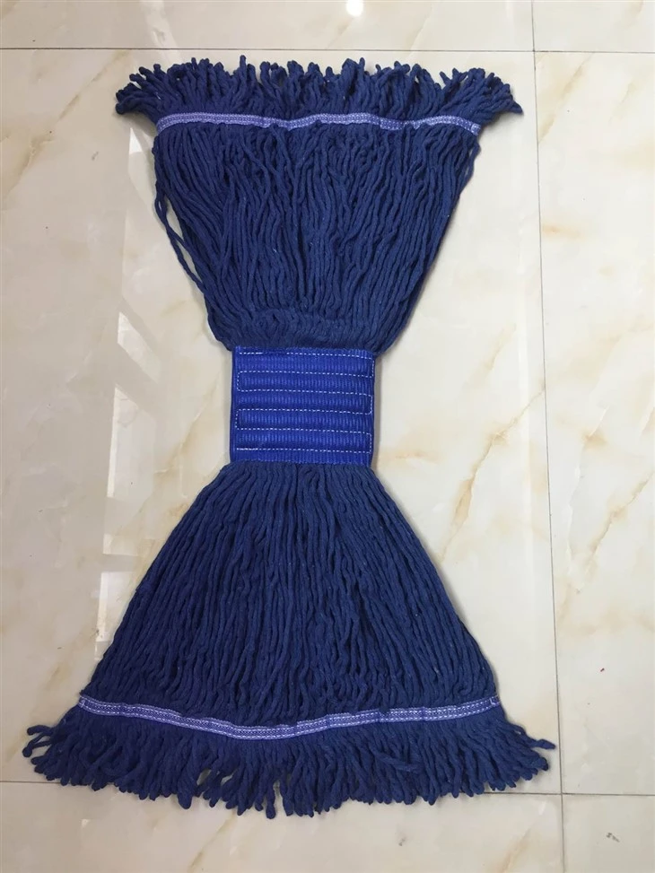 Supper Market Hot Selling Good Water Absorption And Easy Clean Dirty Floor Customized Reusable Floor Cleaning Magic Recycled Cotton Polyester Twisted Yarn OE Replacement Wet Mop Pad Or Mop Head Refill 350g, 450g, 550g Or Customized